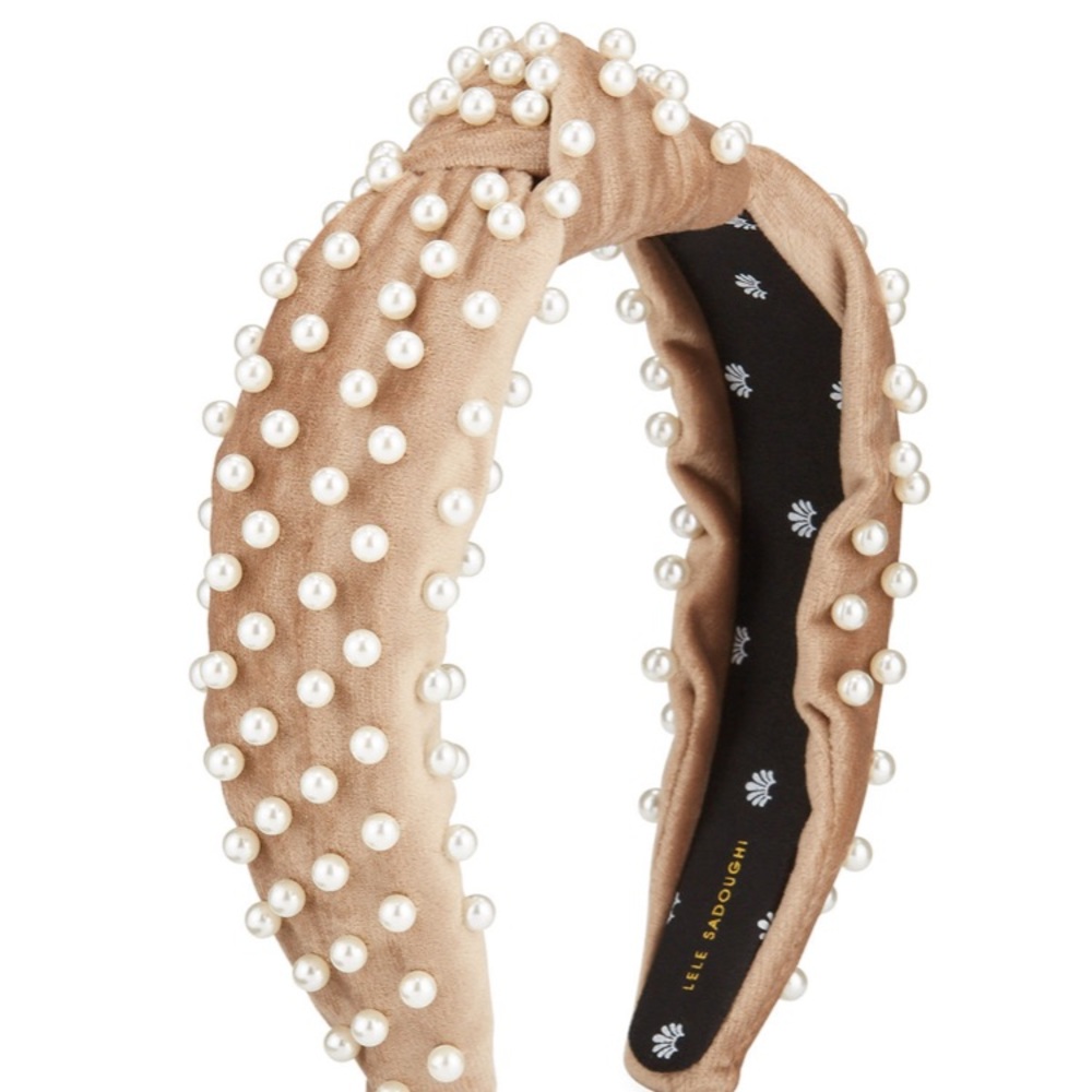 Pearl beaded headband